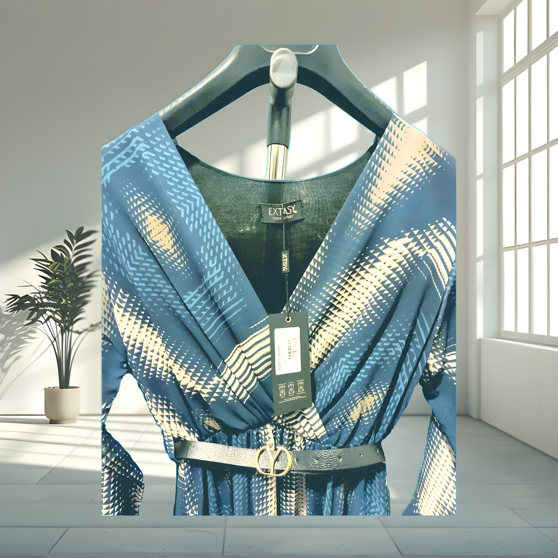 Jolie robe italienne fluide – Image 3