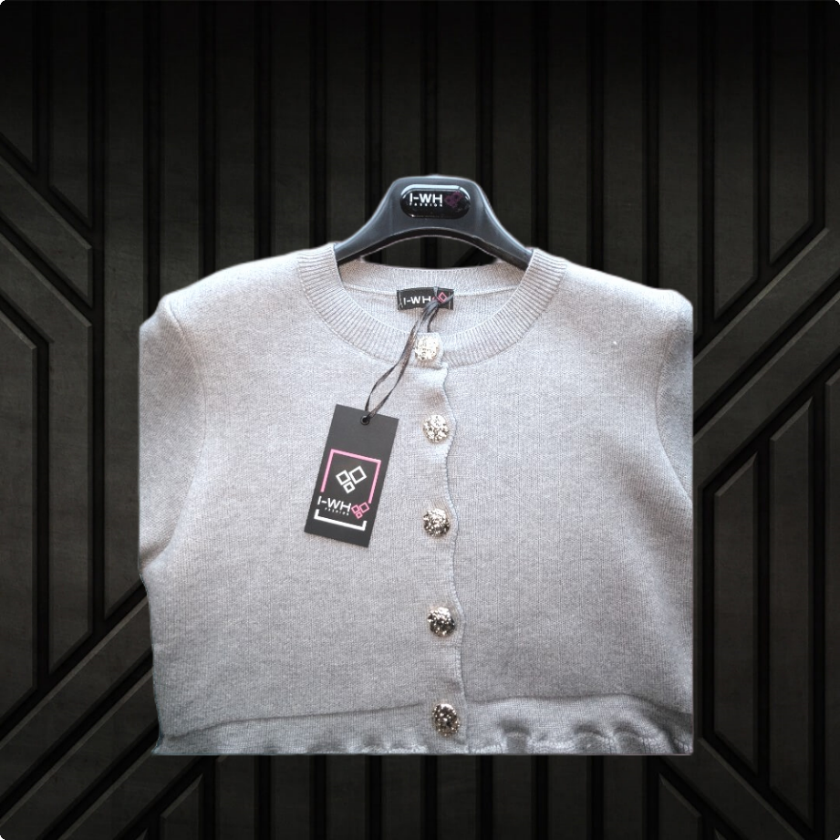 Pull veste à boutons – Image 2